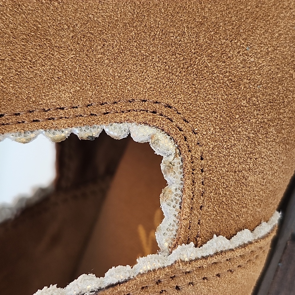 NWOT SKECHERS SUEDE TEXAS MIDWEST SHINE ANKLE BOOT - Picture 5 of 10